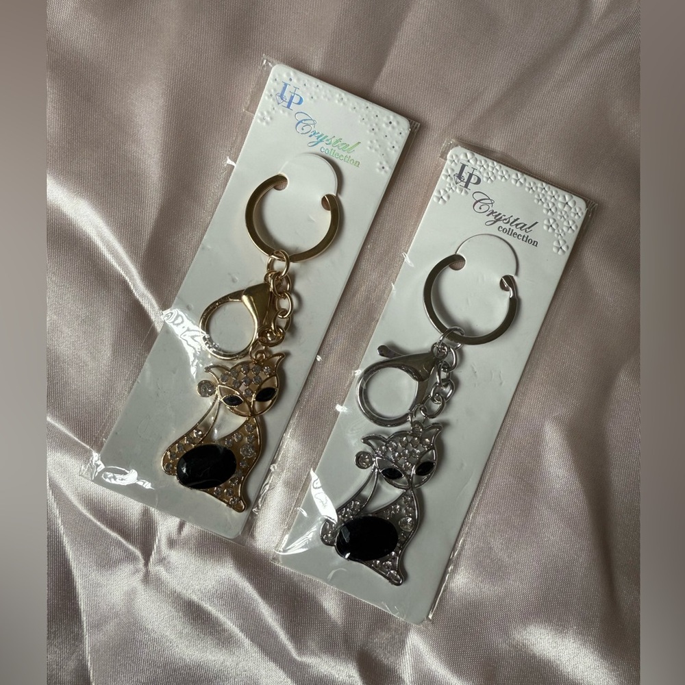 UP Crystal Collection Cat Bag Charm Set